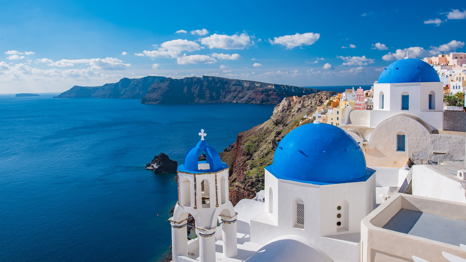 Santorini is one of the most famous Cycladic islands and one of the most famous Greek islands internationally.